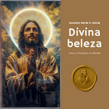 Quadro em Acrílico Cristal Virgem Divina Presença