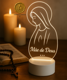Luminárias de Nossa Senhoras em Acrílico Luminoso Cristal®
