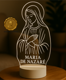 Luminárias de Nossa Senhoras em Acrílico Luminoso Cristal®