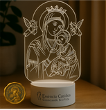Luminárias de Nossa Senhoras em Acrílico Luminoso Cristal®