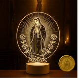 Luminárias de Nossa Senhoras em Acrílico Luminoso Cristal®