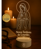 Luminárias de Nossa Senhoras em Acrílico Luminoso Cristal®
