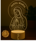 Luminárias de Nossa Senhoras em Acrílico Luminoso Cristal®